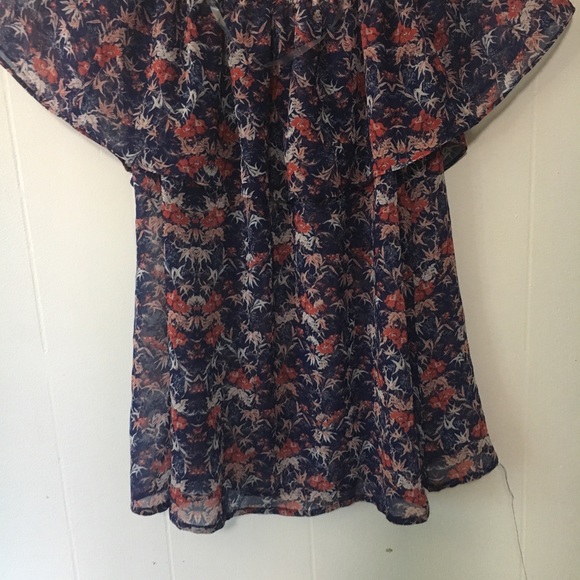 • sanctuary by anthropologie floral print top • - Picture 9 of 10